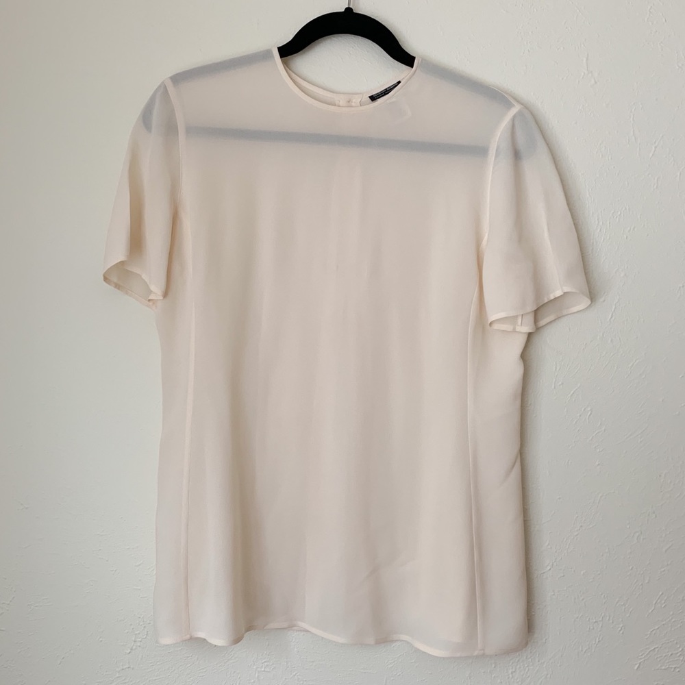 EUC black label Armani silk top - Eur 38